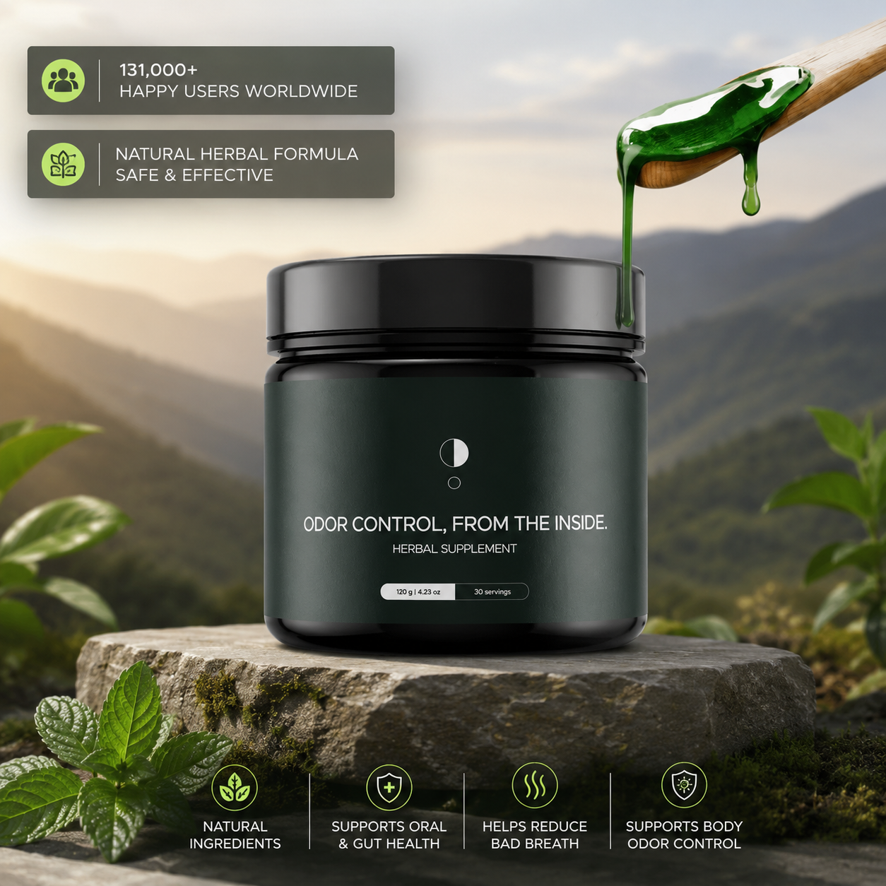 FreshEase - Anti-Bad Breath Herbal Gel