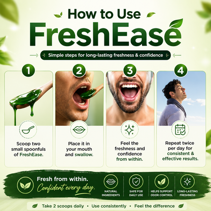 FreshEase - Anti-Bad Breath Herbal Gel