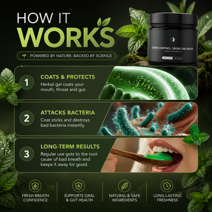 FreshEase - Anti-Bad Breath Herbal Gel