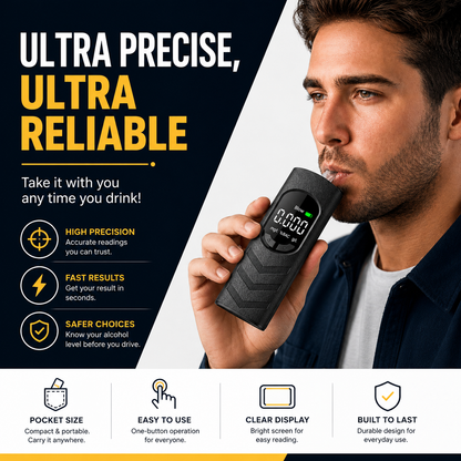 SafeBreath Pro – Digital Breathalyzer
