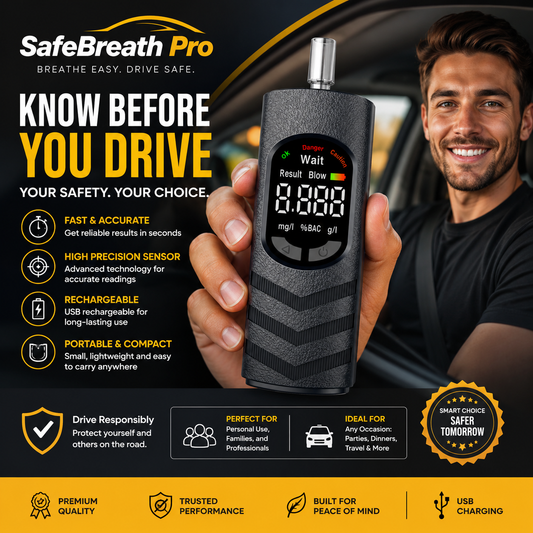 SafeBreath Pro – Digital Breathalyzer