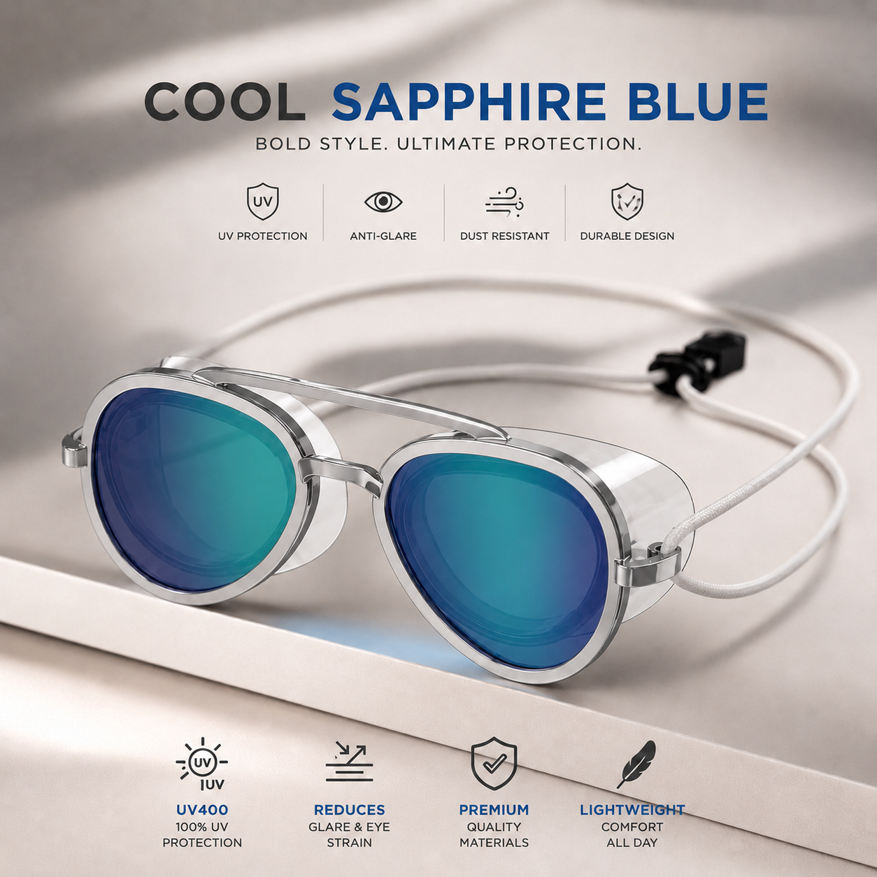 Aviator Full View Anti-Fog Swimming Goggles