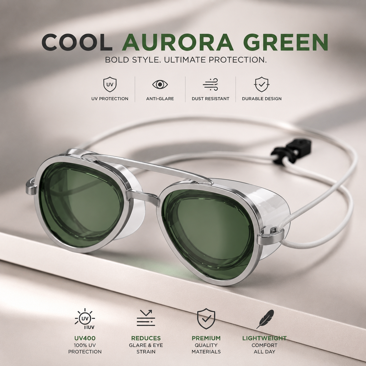Aviator Full View Anti-Fog Swimming Goggles
